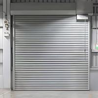 Porte de garage isolée en aluminium pour usage commercial, télécommandée, idéale pour projets de villas