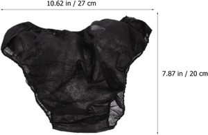 Sous-vêtements non tissés pour femmes, culotte taille moyenne à couverture complète, culotte douce et respirante - Product Image 3