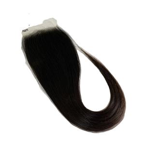 Envío Rápido 100% cabello humano sin procesar cierre encaje suave sedoso recto suizo HD transparente Frontal y cierre - Product Image 1