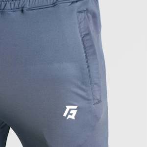 Pantalones de Negocios Grises Lite Fit, Corte Recto Ligero con Estilo Clásico, Logotipo Personalizable, Decoración con Cierres, Lavado de Color - Product Image 5