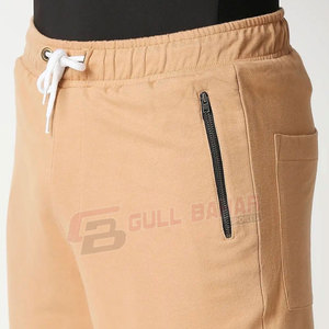 Pantalones Cortos Casuales de Cintura Media para Hombre, Cómodos, de Mezcla de Algodón Suave, Estilo Urbano, Bolsillos Funcionales, Diseño Sólido, Tejido No Tejido, de Secado Rápido - Product Image 6