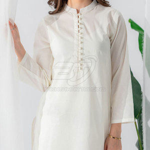 ชุดลำลองแบบปากีสถาน ชัลวาร์ กามีซ สำหรับผู้หญิง สีตามสั่ง ชุดสตรีแบบปากีสถานเรียบง่าย ชัลวาร์ กามีซ - Product Image 2