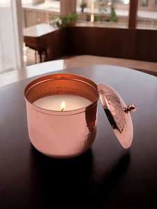 Portavelas de Aluminio Martillado Dorado para Pascua, Navidad, Bodas y Cumpleaños, Decoración del Hogar, Portavelas de Mesa - Product Image 1