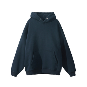 Sweats à capuche lourds de haute qualité pour hommes cordes d'épaule de goutte respirantes surdimensionnées conception empilée lourde pour l'automne - Product Image 4