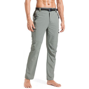 Pantalones de senderismo de poliéster y algodón para acampar y hacer senderismo Ropa de aventura al aire libre elástica duradera ligera - Product Image 1