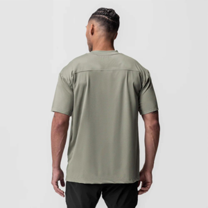 T-shirt basique à col rond pour homme, manches courtes, coupe ajustée, vêtements décontractés, couleurs personnalisées, plusieurs tailles, vente en gros - Product Image 2