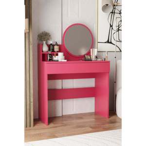 Modern Harmony Vanity Desk <b>Mirror</b> 1 Drawer <b>Dressing</b> <b>Table</b> Makeup Station Bedroom Furniture Minimalist Stylish Console Foldable - Product Image 1
