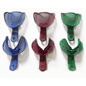 Meilleures ventes de plateaux d'impression manuels en acier inoxydable Pinces supérieure et inférieure avec perforations Instruments de chirurgie dentaire - Product Image 4