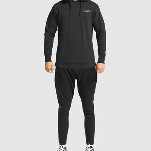 Servicio OEM con Cierre de Cremallera, Chándal de Algodón y Poliéster con Logotipo Personalizado para Hombre, Ajuste Cómodo, Mangas Largas, Color Sólido 2026 - Product Image 1