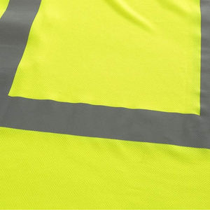 Veste de sécurité à boucles et crochets, très vendue, OEM, haute visibilité, réfléchissante, pour hommes, logo et tissu personnalisés - Product Image 4