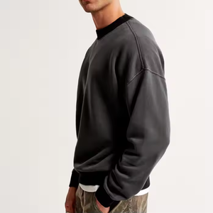 เสื้อครอปผ้าฝ้าย330gsm ีฮู้ด & เสื้อสเวตเตอร์รัดรูปผ้าย่น้ําหนักมาก - Product Image 6