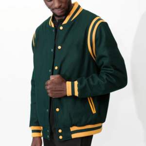 Chaqueta Universitaria de Béisbol Personalizada al por Mayor, Unisex, de Invierno, Ecológica, de la Mejor Calidad, para Hombre - Product Image 2