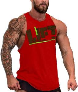 Débardeurs de sport à col en V, sans manches, 100% polyester, séchage rapide, tailles S-XXL, pour la gym et le sport, fabriqués au Pakistan, collection 2026 - Vente flash - Product Image 3