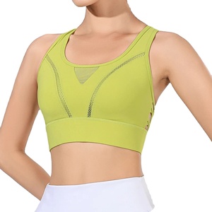 Sujetador Deportivo para Mujer de Uso Exterior, Calidad Premium, Spandex y Poliéster, Logotipo Frontal, Tirantes Cruzados, Soporte Medio 2027 - Product Image 1