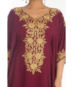 Vestido caftán árabe moderno elegante para mujer, vestido de novia - Product Image 4