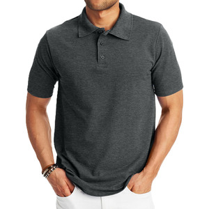 Polo pour homme en vente, respirant, séchage rapide, anti-froissement, anti-boulochage, anti-rétrécissement, écologique - Product Image 1