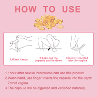 Capsules Vaginales à base d'Ingrédients Naturels pour Resserrement, Réparation et Soin Nourrissant, Lubrification Naturelle et Amélioration de l'Élasticité
