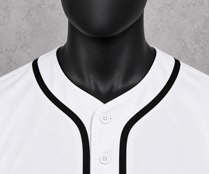 Camiseta de Béisbol Blanca con Cuello en V para Hombre y Mujer, Clásica, de Manga Corta, Diseño Sólido, Transpirable, para Uso Diario, Informal, Entrenamiento y Deporte - Product Image 5