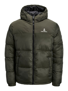 Veste matelassée pour hommes personnalisée avec un nouveau design pour les hommes Logo personnalisé col à capuche hiver 2025 Veste matelassée à la mode pour hommes - Product Image 2