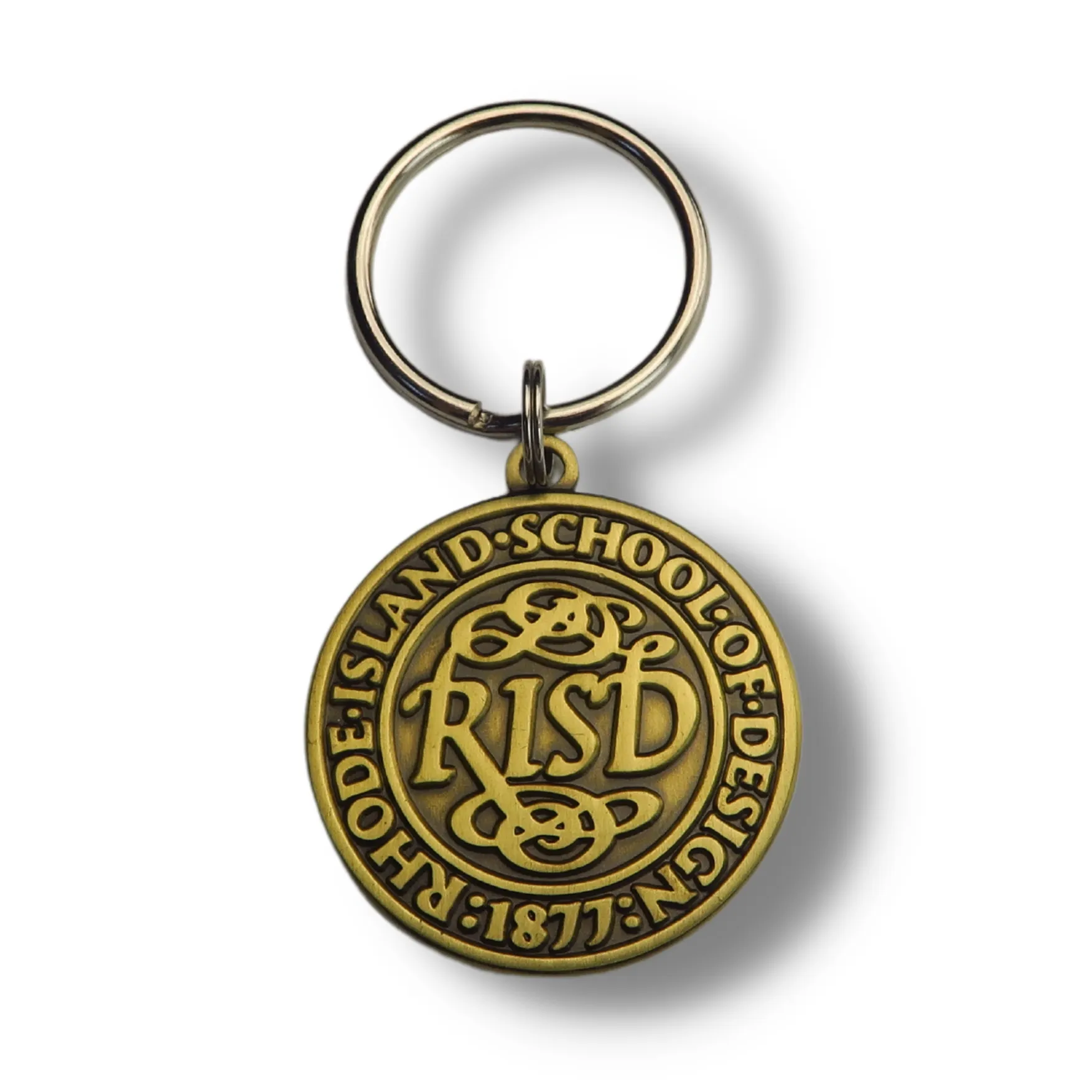 Nhà sản xuất tùy chỉnh Keychain kim loại đóng dấu Antique mạ vàng