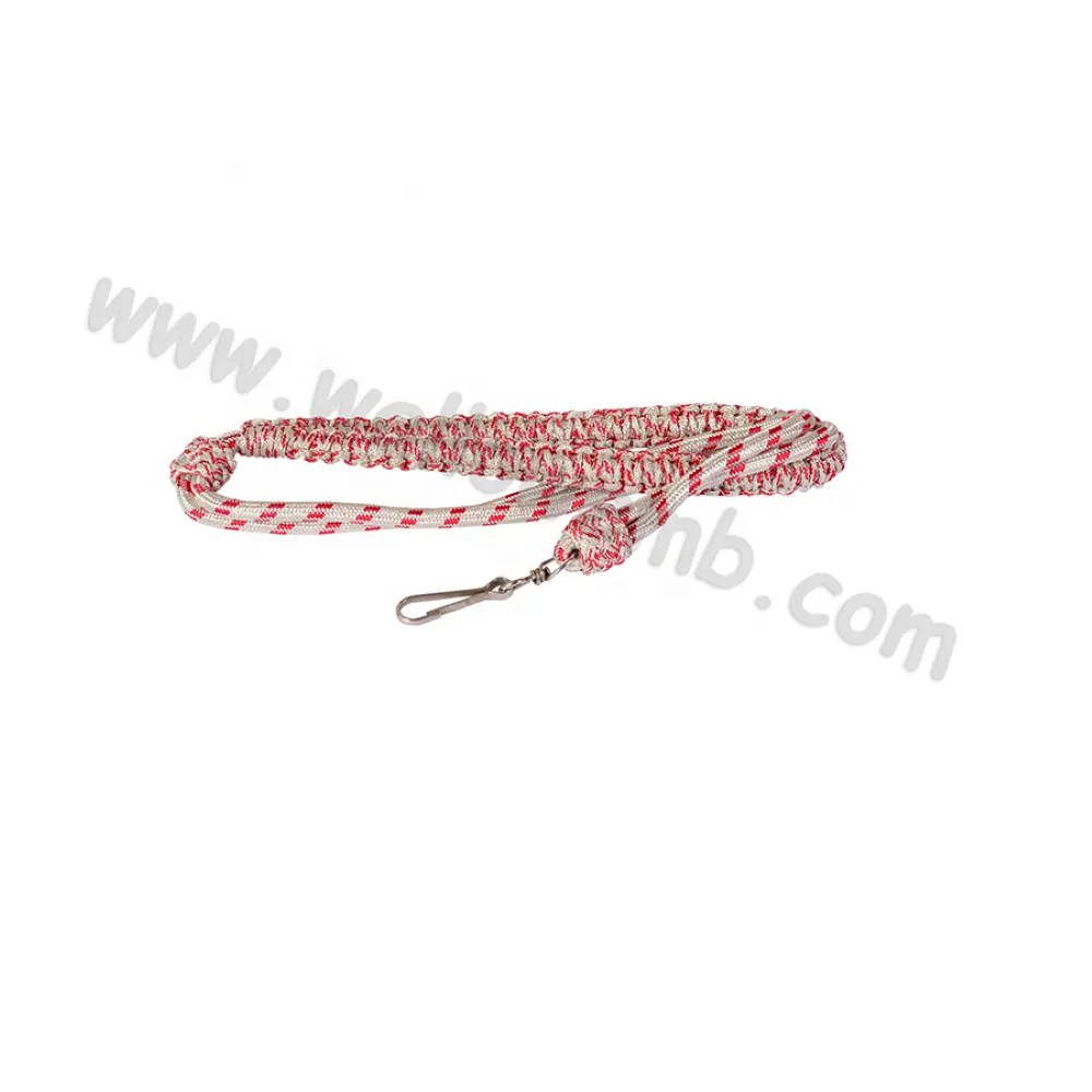 Hot Sale Top Quality Shoulder Lanyard Whistle Cord With Hook Wholesale Oem Design Whistle Cord Lanyard