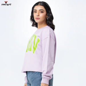 Diseño personalizado Winters Jumper Drop-shoulder hoodies para mujer Custom Logo Pullover Sudadera para mujer - Product Image 2