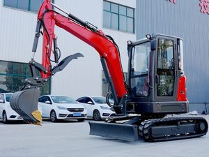 Miniexcavadora Negra con Capacidad de Cazo de 0.12m, Motor de 110kW de Potencia, Alta Capacidad de Excavación - Product Image 2