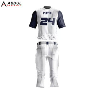 Uniforme de Béisbol Transpirable con Diseño de Logotipo Personalizado, Precio Razonable, Uniforme de Béisbol en Oferta - Product Image 3