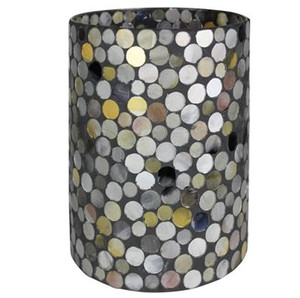 Handblown <b>Glass</b> Hurricane <b>Candle</b> <b>Holder</b> Clear <b>Glass</b> <b>Candle</b> <b>Holder</b> <b>Glass</b> Mosaic Hurricane <b>Candle</b> Votive for Home Decor - Product Image 2