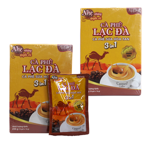 Vente en gros Boîte de 16gr Crème instantanée légère Poudre de café Viet Nam Prix bas Stockage OEM Sucre doux Saveur goût amer Sac emballé - Product Image 5