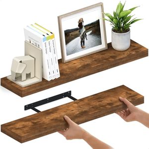 Estantes Flotantes Modernos <span class=keywords><strong>de</strong></span> <span class=keywords><strong>Madera</strong></span> Resistente, Juego <span class=keywords><strong>de</strong></span> Estantes <span class=keywords><strong>de</strong></span> Pared <span class=keywords><strong>de</strong></span> 36 Pulgadas, 2 Soportes Invisibles <span class=keywords><strong>para</strong></span> Baño, Sala <span class=keywords><strong>de</strong></span> Estar, Cuarto <span class=keywords><strong>de</strong></span> Niños, 8 Pulgadas - Product Image 1
