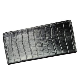 High Quality Handmade <b>Long</b> Genuine Leather <b>Wallet</b> with Nylon Lining Premium Quality Fashion Style Large Capacity Made Bangladesh - Product Image 2