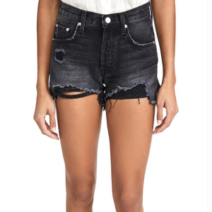Respirant Streetwear solide couleur bonbon Shorts femmes Denim Shorts femmes séchage rapide 100% coton Denim Shorts pour femmes OEM - Product Image 1