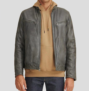 Modèle 2026 tendance, veste en cuir pour homme et femme, nouvelle mode, veste en cuir pour homme, veste en cuir coupe-vent 2025 - Product Image 5