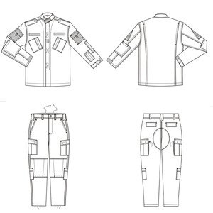 Uniforme personalizado transpirable ACU para hombre para escalada al aire libre, exploración de combate táctico, caza y Tiro, inspirado en camuflaje - Product Image 4