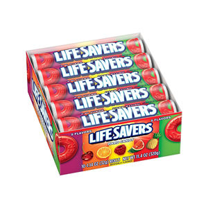 Chicle Clásico en Forma de Anillo Life Savers en Caja de 2 kg, Repleto de Sabores Afrutados Refrescantes - Product Image 1