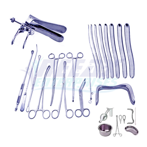 Kit de base de dilatation et de curetage de gynécologie DNC Instruments chirurgicaux Ensemble d'acier inoxydable pur de meilleure qualité PAR REEAX ENTERPRISE - Product Image 1
