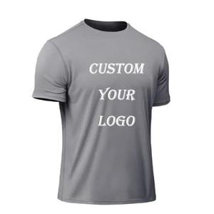 Camiseta de algodón 100% de gran tamaño para hombre de peso pesado de alta calidad, ropa de cuello falso lisa en blanco personalizada, Jersey teñido de talla grande - Product Image 6