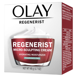 (Paquete de 2) Crema Hidratante Corporal Olay Skin Care Regenerist Micro-Sculpting, Loción Antiarrugas Blanqueadora con Vitamina E, Sin Perfume, 1.7 oz - Product Image 3