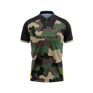 Bon marché Maillots de cricket de sublimation de haute qualité Design personnalisé Club Logo Nom Numéro Maillots de cricket en polyester respirant - Product Image 5