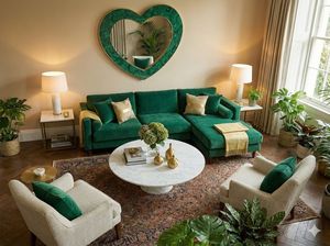 Sceau en agate poli artisanal, décoration de luxe pour la maison, motif floral religieux, modèle de table en résine, style exquis - Product Image 3