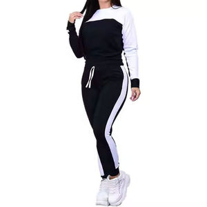 New Professional Custom Logo Unisex Sweat suit Workout Fitness Fleece Plus Size Hoodie and Jogger <b>Tracksuit</b> for <b>Women</b> - Product Image 6