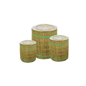 Alfombra de junco natural sostenible para la protección del suelo en paisajismo y desarrollo ambiental - Product Image 1