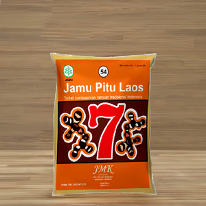 JMK Pitu Laos, Bebida Herbal Natural en Polvo 7g, Mezcla Indonesiana Jamu para el Bienestar Diario - Product Image 5