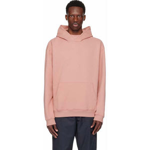 Sweat à capuche surdimensionné en éponge française avec logo personnalisé pour hommes, sweat-shirt à capuche épais à épaules tombantes 400 Gsm pour hommes - Product Image 1