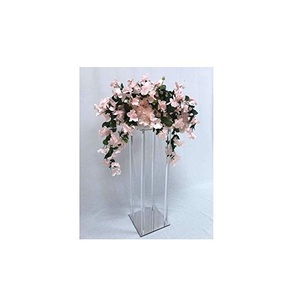 <b>Matte</b> Fashion China Flower Stand Center Pieces Acrylic Wedding Flower Stand With Stand Wedding Home Bar Party - Product Image 1