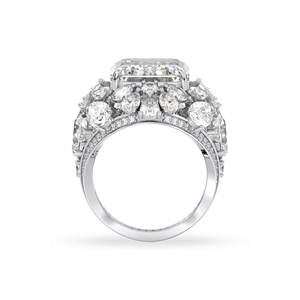 Reyes ขายส่งราคา925เงินสเตอร์ลิง VVS Moissanite แหวนหมั้นเพชรเม็ดเดี่ยวเครื่องประดับทองขาว14K ประกาย - Product Image 5