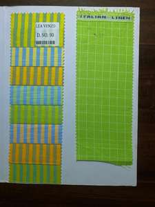 Tissu de chemise en lin italien Lea Venzo - Product Image 3