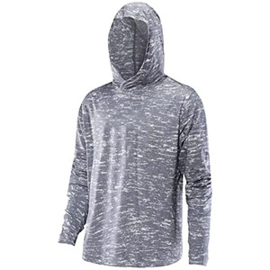 Sweat-shirts de pêche pour hommes personnalisés avec logo, en polyester extensible dans quatre directions, impression numérique intégrale, légers et à séchage rapide, vente en gros - Product Image 4