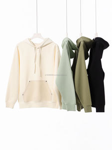 Nouvelle conception, best-seller, vente en gros, sweats à capuche personnalisés en coton mélangé 380 g/m², sweats à capuche unisexes surdimensionnés - Product Image 4